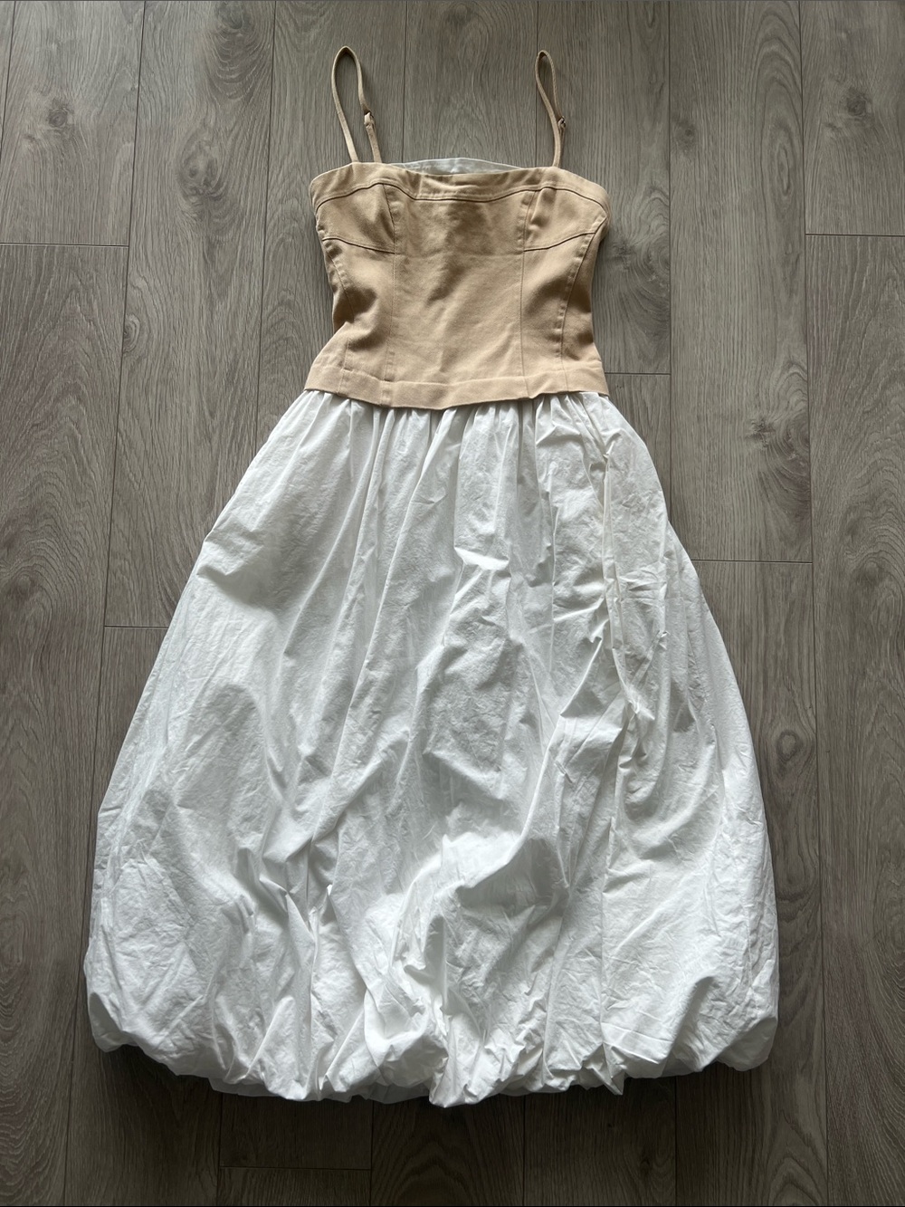 Bubble Skirt Maxi Dress